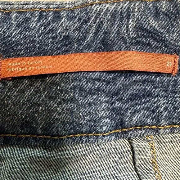 PILCRO Wide Leg Cropped Jeans, Size 29 (8) - Picture 7 of 14